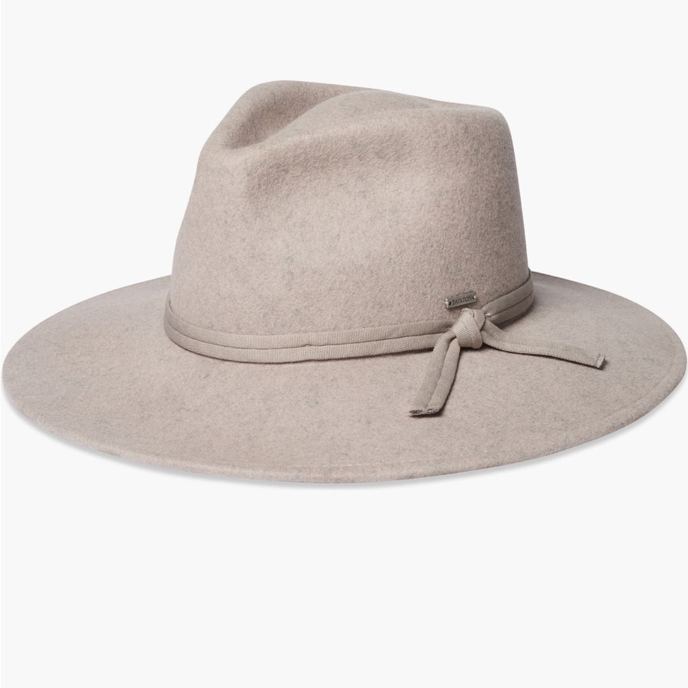 NWT BRIXTON JOANNA PACKAGE WOOL FELT HAT OATMEAL XS